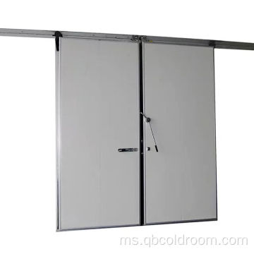 Pintu gelongsor pembukaan dua kilang untuk bilik sejuk